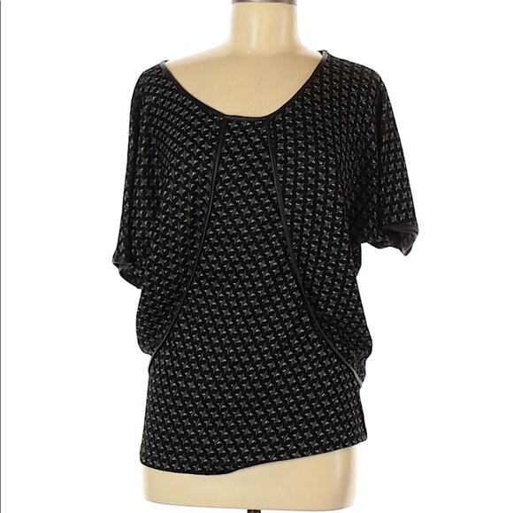 Max Studio Dolman Black Top - Picture 1 of 3